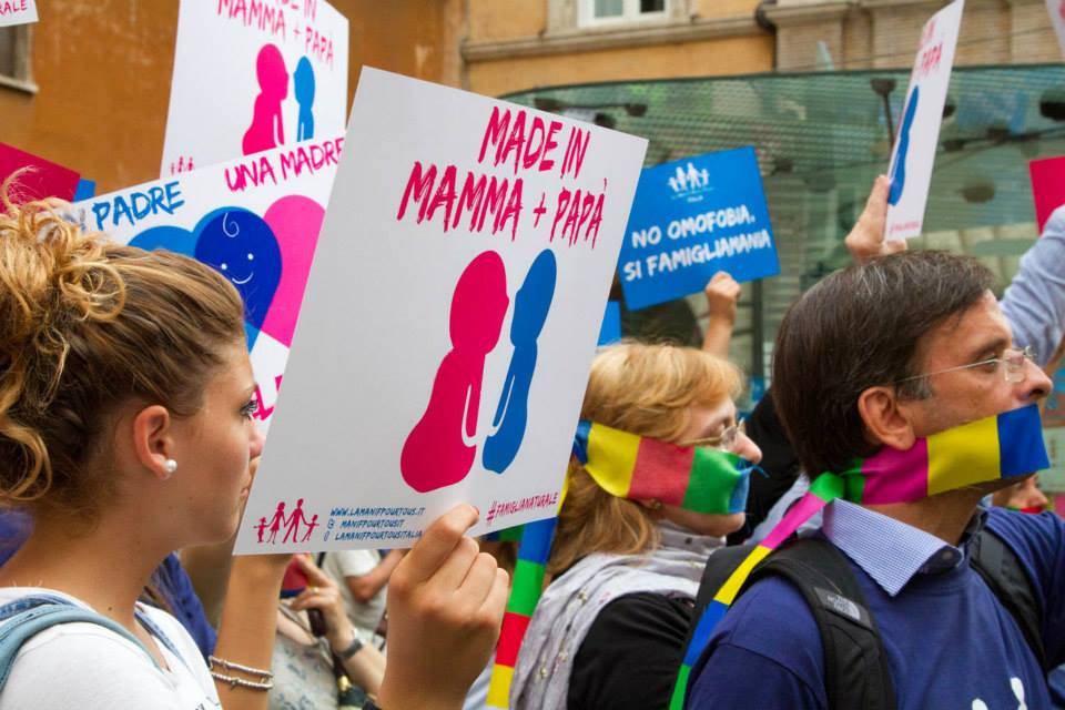 La Manif pour Tous contro il bazar della famiglia 1