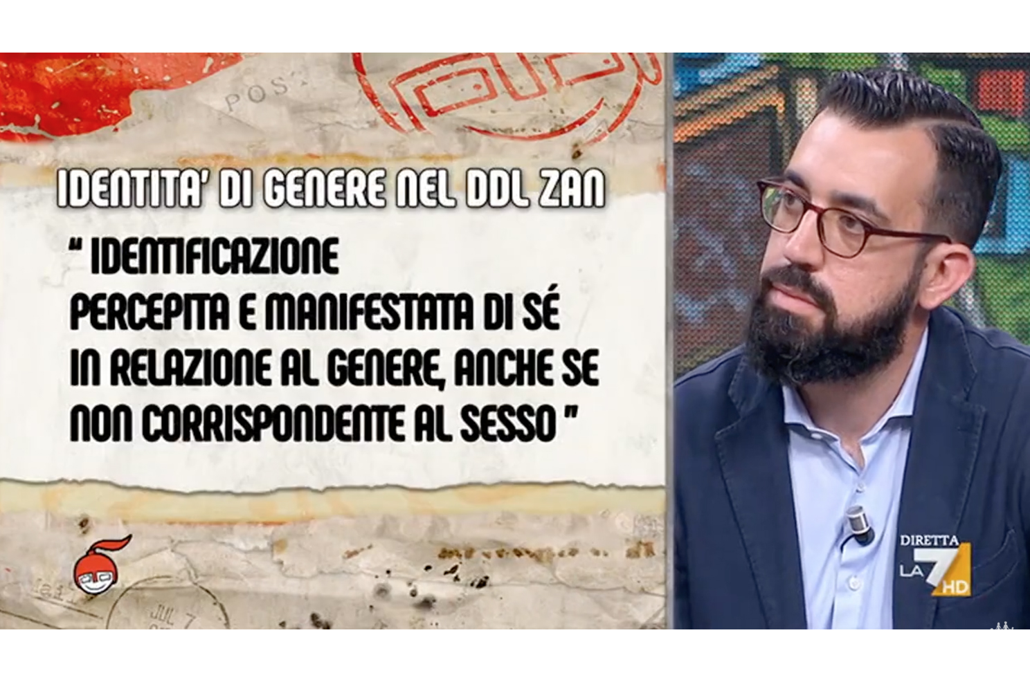 Jacopo Coghe a DiMartedì: «Ecco come il ddl Zan mette in pericolo i bambini» - VIDEO 1