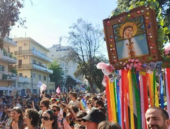 Pescara. “Madonna” in processione al Gay Pride, politica condanni ennesima blasfemia 1