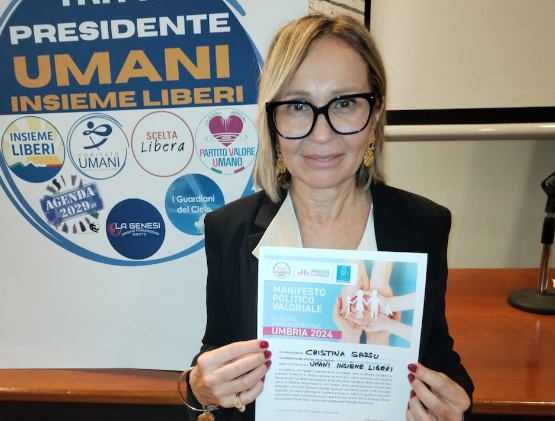 Elezioni Umbria. Intervista a Cristina Sassu (Umani. Insieme Liberi) 1