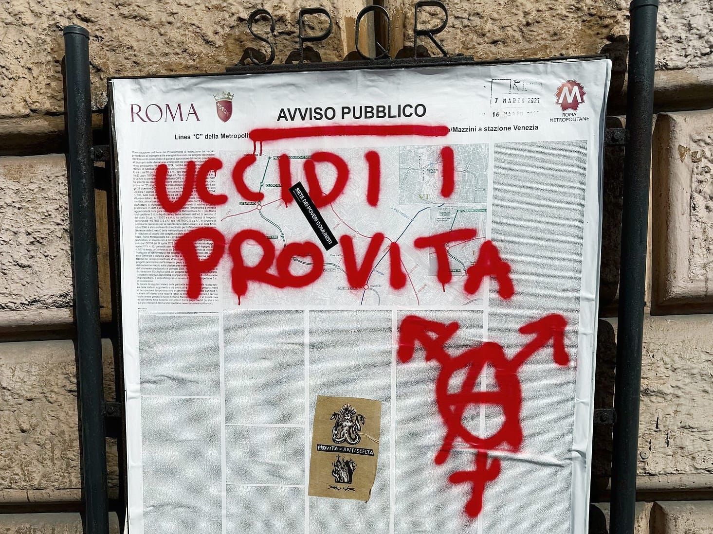 “Uccidi i Pro Vita”: a Roma e Bergamo sfila l’odio transfemminista. Pro Vita Famiglia: “Tutta la politica condanni” 1