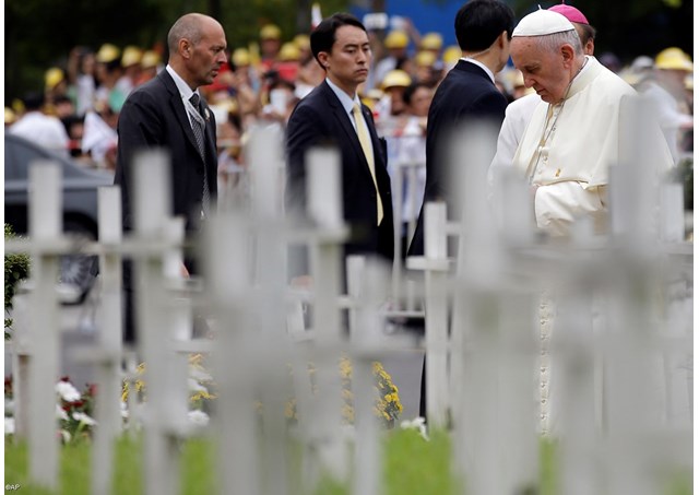 Aborto: Papa Francesco al cimitero coreano dei bambini abortiti 1