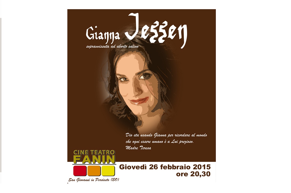 Scampata all’aborto: Gianna Jessen in Emilia Romagna 1