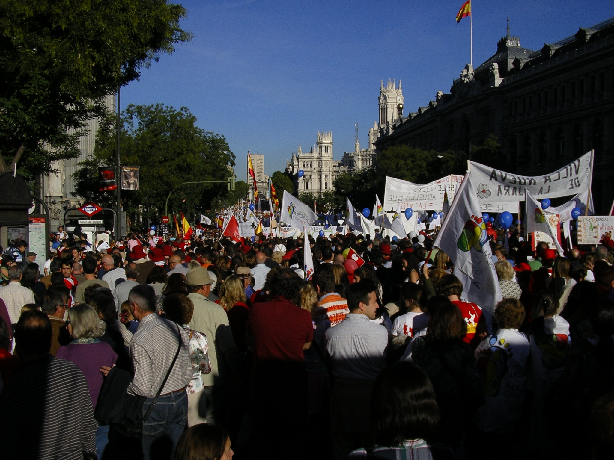 Madrid: manifestazione contro l’aborto 1