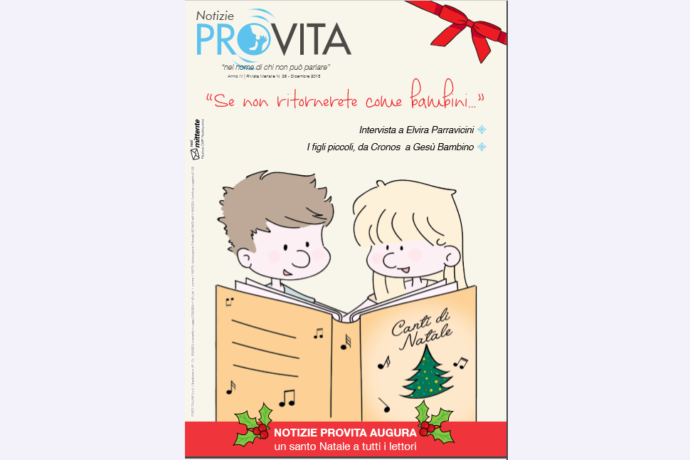 Notizie ProVita, a dicembre, per i bambini 1