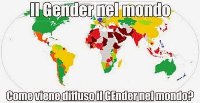 Come viene diffuso il gender nel mondo? 1